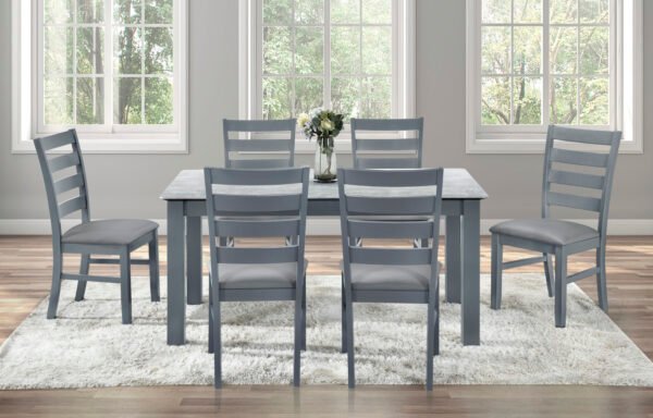 Marbella Charcoal Dining Set
